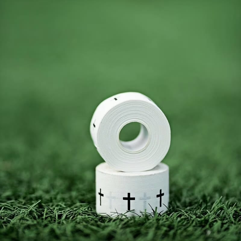 Christianartworkshop Bible Verse Athletic Tape: Cross Faith Wrist Support Sports Wrap - image 1
