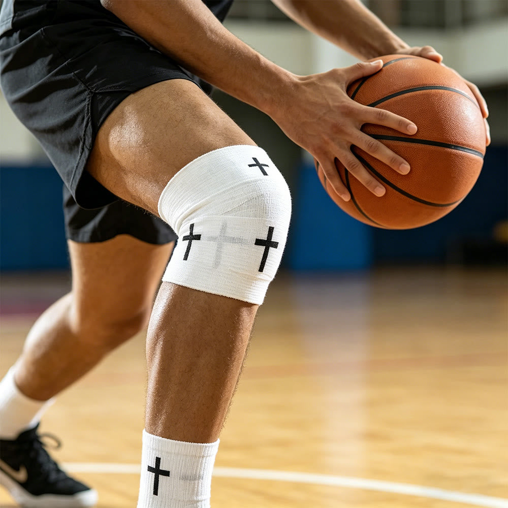 Christianartworkshop Bible Verse Athletic Tape: Cross Faith Wrist Support Sports Wrap - image 7