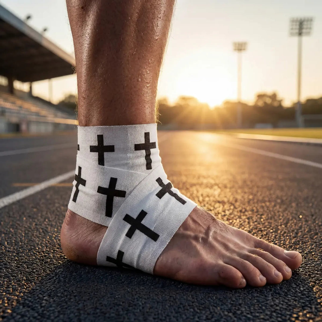 Christianartworkshop Bible Verse Athletic Tape: Cross Faith Wrist Support Sports Wrap - image 8