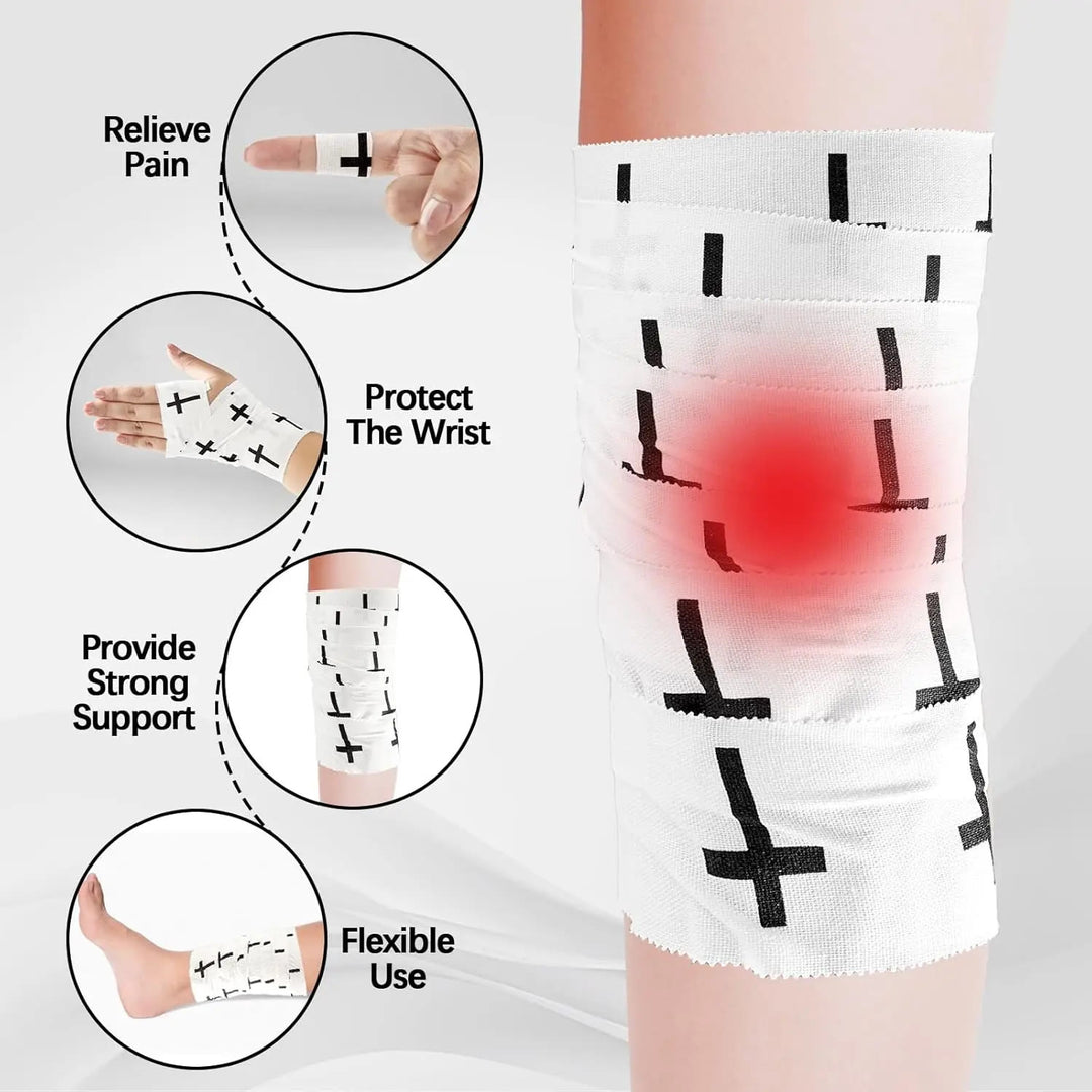 Christianartworkshop Bible Verse Athletic Tape: Cross Faith Wrist Support Sports Wrap - image 16