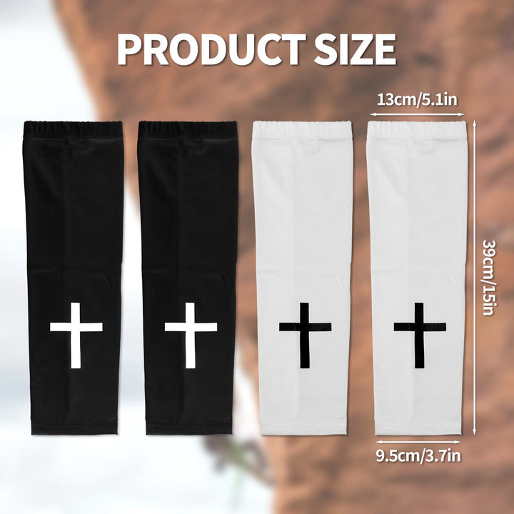 Christianartworkshop Cross Compression Arm Sleeves: Athletic Support & Injury Prevention - image 7