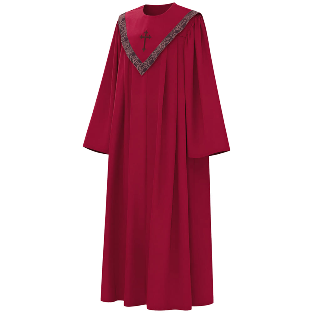 Christianartworkshop Formal Multi-Color Church Clergy Robe with Cross ...