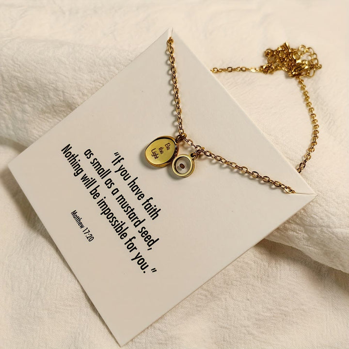 FREE Today: Mustard Seed Be The Light Scripture Necklace: Matthew 17:20 Faith Inspirational Pendant Jewelry - image 4