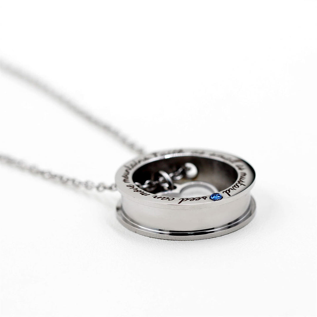 Christianartworkshop Mustard Seed Heart Circle Scripture Necklace: Faith As Small As Mustard Seed Faith Pendant Jewelry - image 4