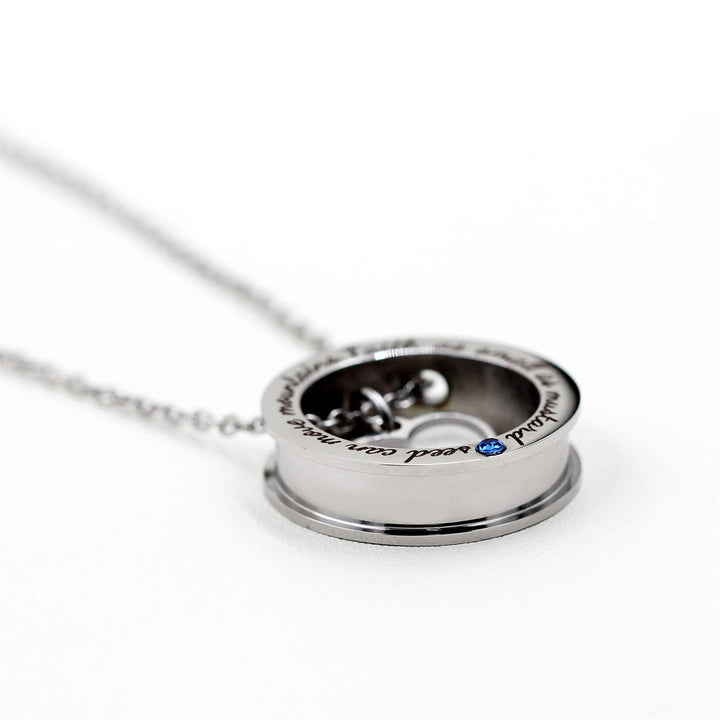 Christianartworkshop Mustard Seed Heart Circle Scripture Necklace: Faith As Small As Mustard Seed Faith Pendant Jewelry - image 4