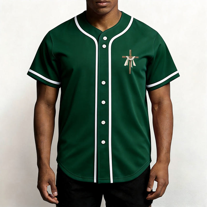 Christianartworkshop He Is Not Here He Is Risen Faith Unisex Baseball Jersey - image 44
