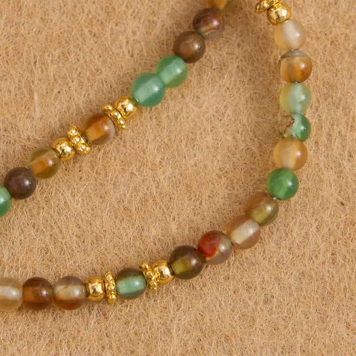 FREE Today: Peacock Agate Magnetic Rosary Bracelet with Golden St. Benedict - image 8