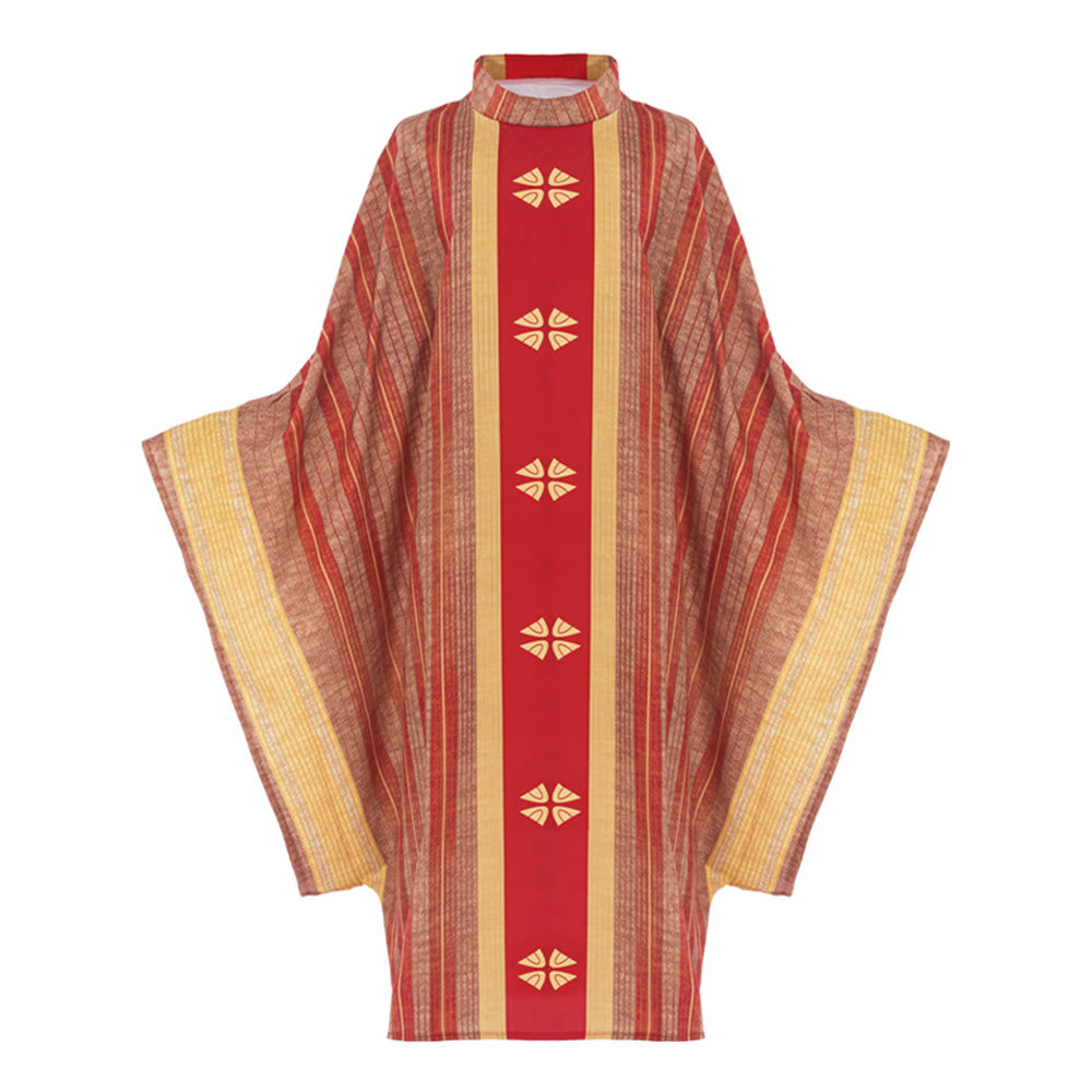 Christianartworkshop Liturgical Chasuble for Sacred Ceremonies - Red - image 1