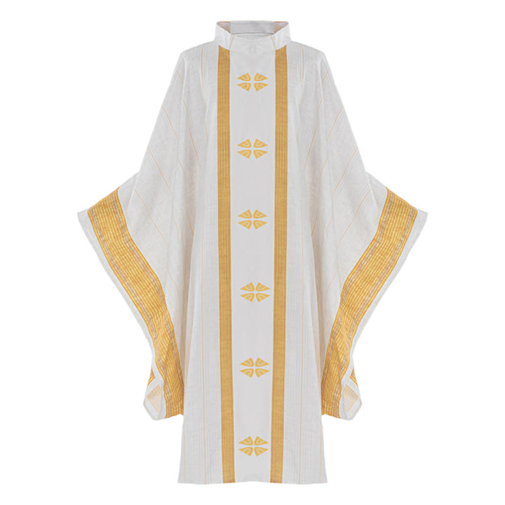 Christianartworkshop Liturgical Chasuble for Sacred Ceremonies - White - image 2