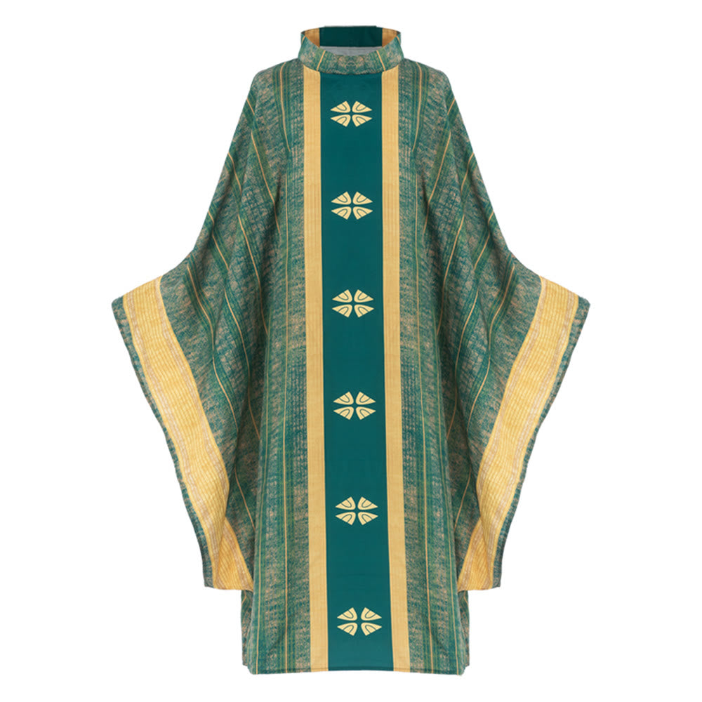 Christianartworkshop Liturgical Chasuble for Sacred Ceremonies - Green - image 3