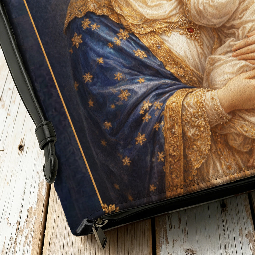 Christianartworkshop Our Lady and Child Holy Portrait Zippered Bible Cover - image 8