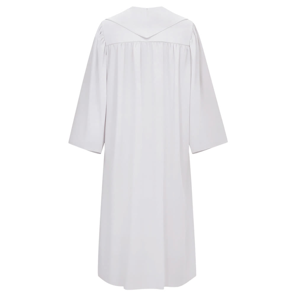 Christianartworkshop Elegant Black & White Clergy Robes: Golden Cross Detail - image 3