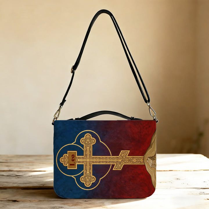 Christianartworkshop Jesus Christ Icon & Ornate Cross Devotional Bible Cover - image 2