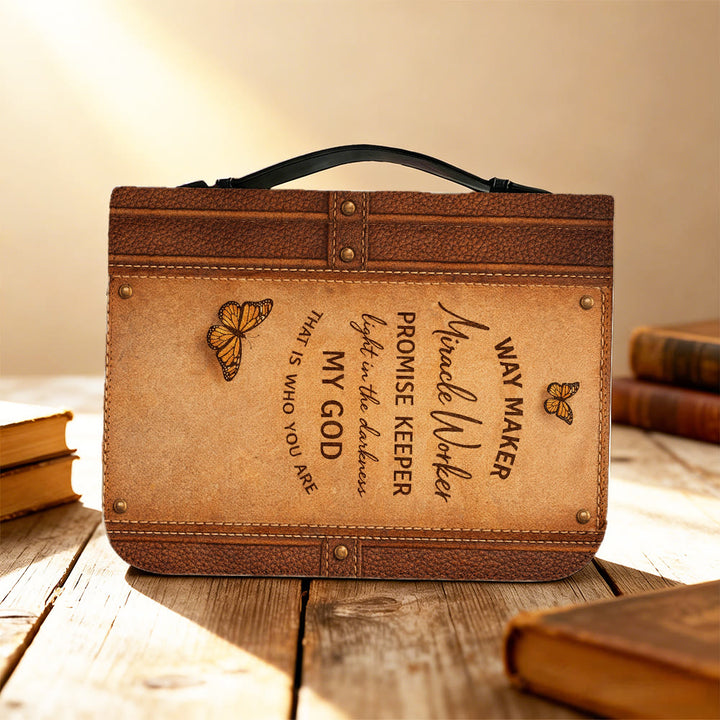 Christianartworkshop Way Maker Miracle Worker Promise Keeper Faithful Bible Cover - image 5