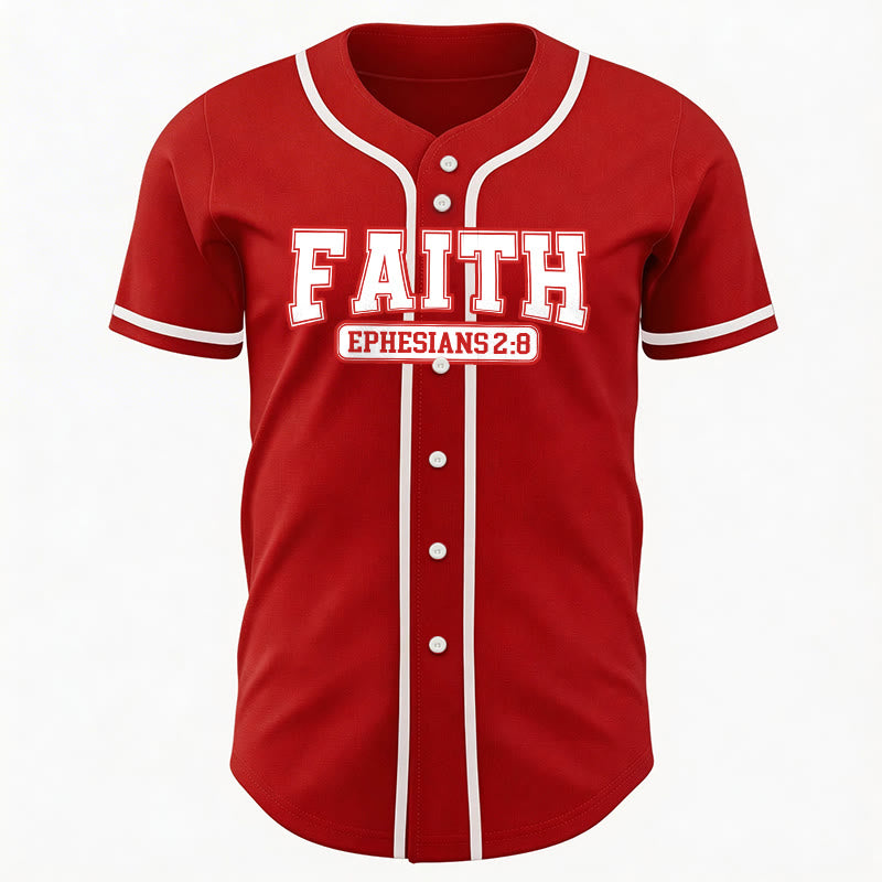 Christianartworkshop Faith Custom Name Number Baseball Jersey - image 27