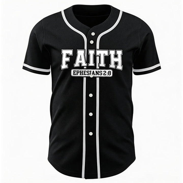 Christianartworkshop Faith Custom Name Number Baseball Jersey - image 34