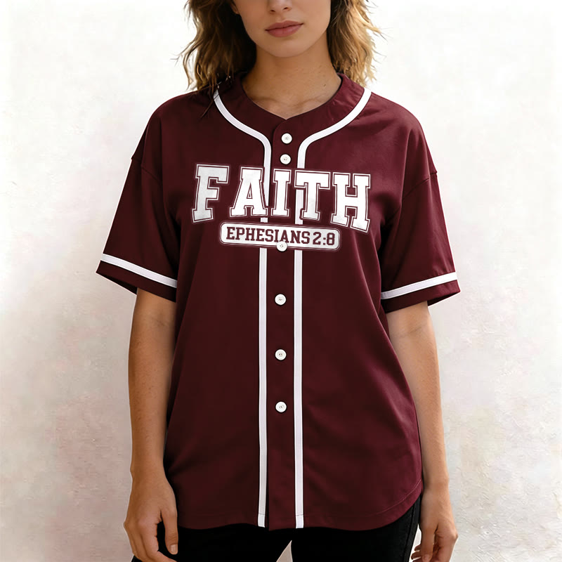 Christianartworkshop Faith Custom Name Number Baseball Jersey - image 39