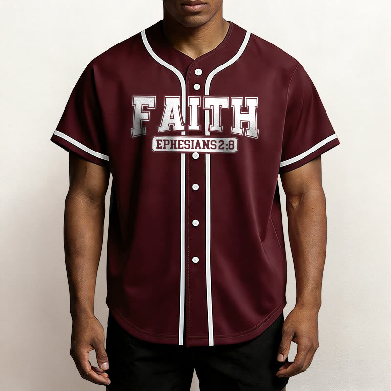 Christianartworkshop Faith Custom Name Number Baseball Jersey - image 37