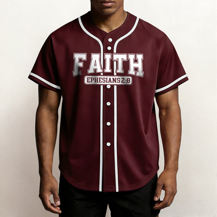 Christianartworkshop Faith Custom Name Number Baseball Jersey - image 37