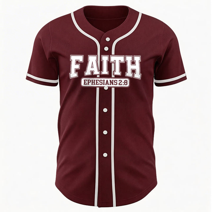 Christianartworkshop Faith Custom Name Number Baseball Jersey - image 41