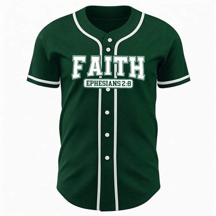 Christianartworkshop Faith Custom Name Number Baseball Jersey - image 55
