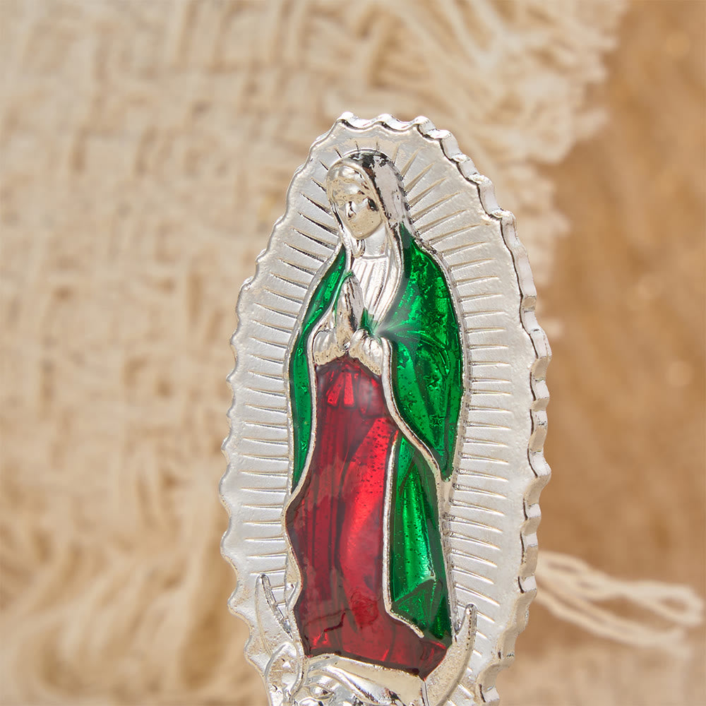 Christianartworkshop Our Lady of Guadalupe Desktop Ornament, Symbol of Divine Grace - image 4