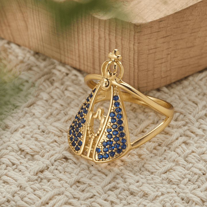 Christianartworkshop Our Lady of Guadalupe Devotional Ring: Emblem of Our Lady Grace & Divine Protection - image 4