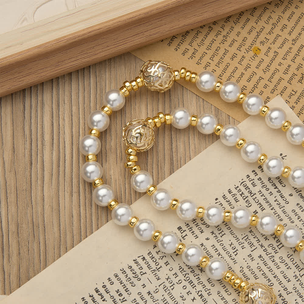 Christianartworkshop Elegant White Virgin Mary Rosary with Custom Name Letters - image 6