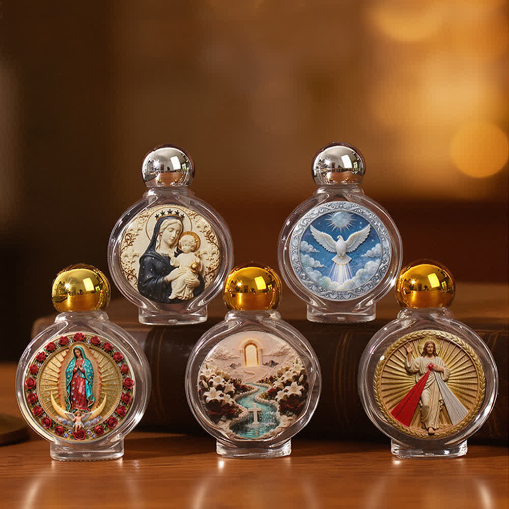 Christianartworkshop Catholic Icon Holy Water Bottle: Religious Art for Home & Church - image 0