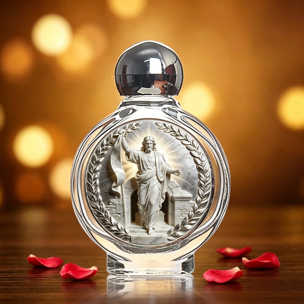 Christianartworkshop Catholic Icon Holy Water Bottle: Religious Art for Home & Church - The Risen Lord - image 18