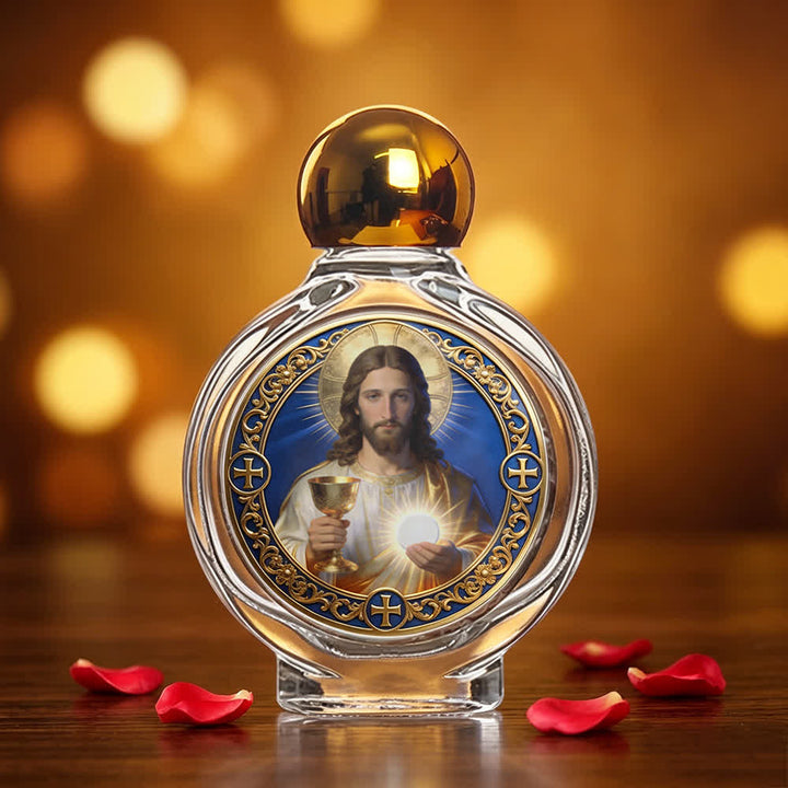 Christianartworkshop Catholic Icon Holy Water Bottle: Religious Art for Home & Church - Holy Grail - image 11
