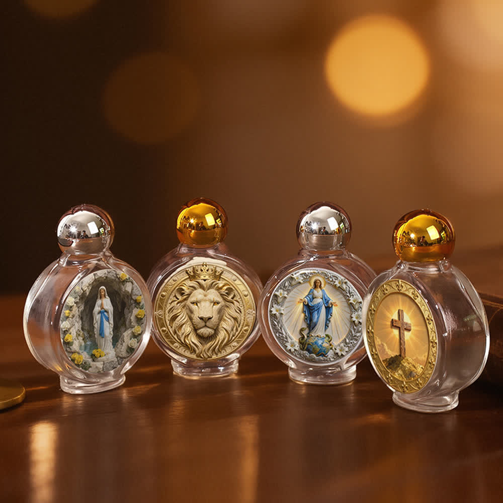 Christianartworkshop Catholic Icon Holy Water Bottle: Religious Art for Home & Church - image 1