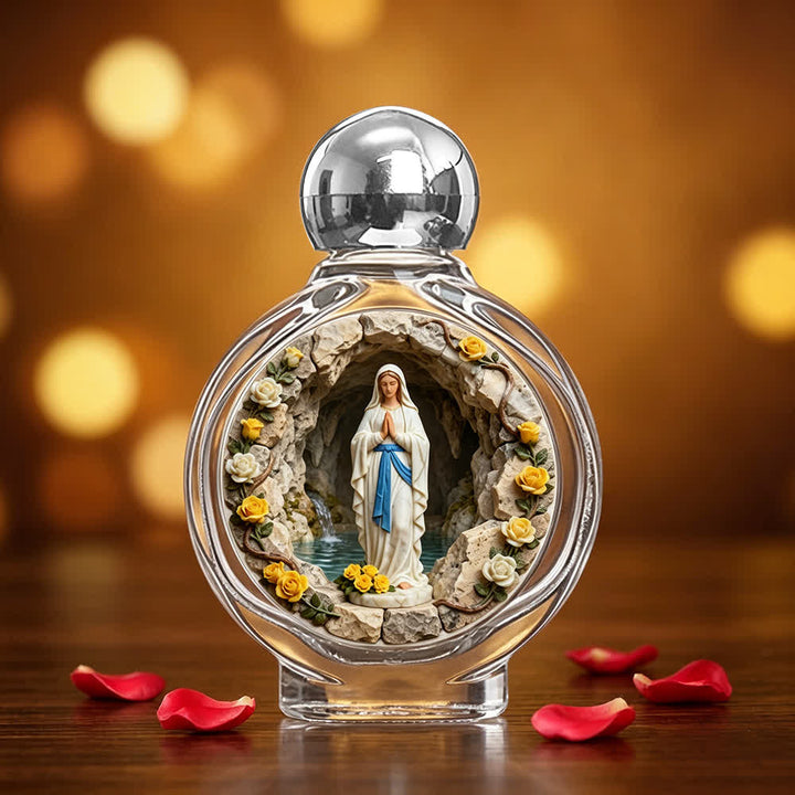 Christianartworkshop Catholic Icon Holy Water Bottle: Religious Art for Home & Church - Our Lady of Lourde# - image 16