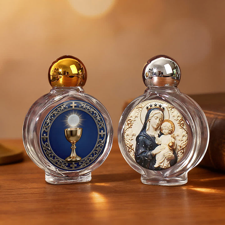 Christianartworkshop Catholic Icon Holy Water Bottle: Religious Art for Home & Church - image 5