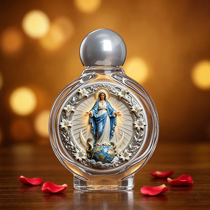 Christianartworkshop Catholic Icon Holy Water Bottle: Religious Art for Home & Church - Our Lady of Lourde - image 14