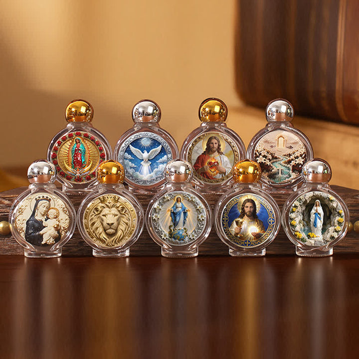 Christianartworkshop Catholic Icon Holy Water Bottle: Religious Art for Home & Church - image 2