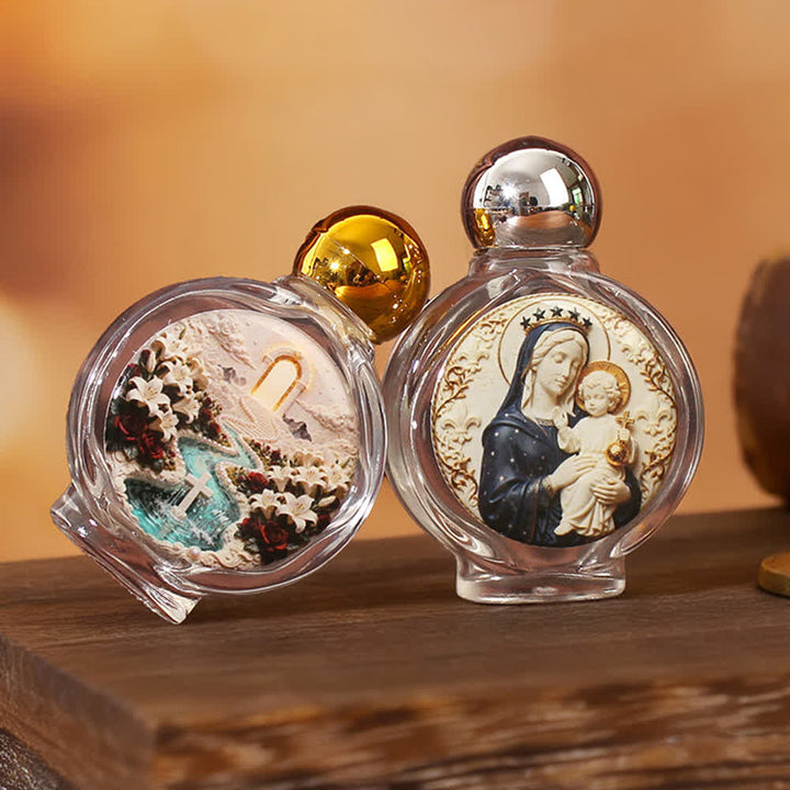 Christianartworkshop Catholic Icon Holy Water Bottle: Religious Art for Home & Church - image 6