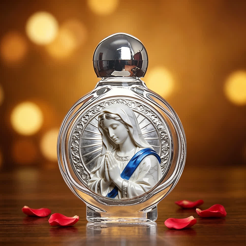 Christianartworkshop Catholic Icon Holy Water Bottle: Religious Art for Home & Church - Miraculous Medal - image 17