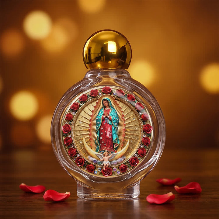 Christianartworkshop Catholic Icon Holy Water Bottle: Religious Art for Home & Church - Guadalupe - image 7