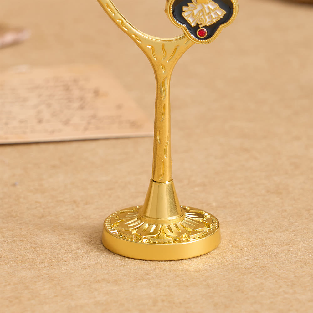 Christianartworkshop Life Tree Desktop Decor with Hanging Crucifix Charm: An Emblem of Devotion and Renewal - image 7