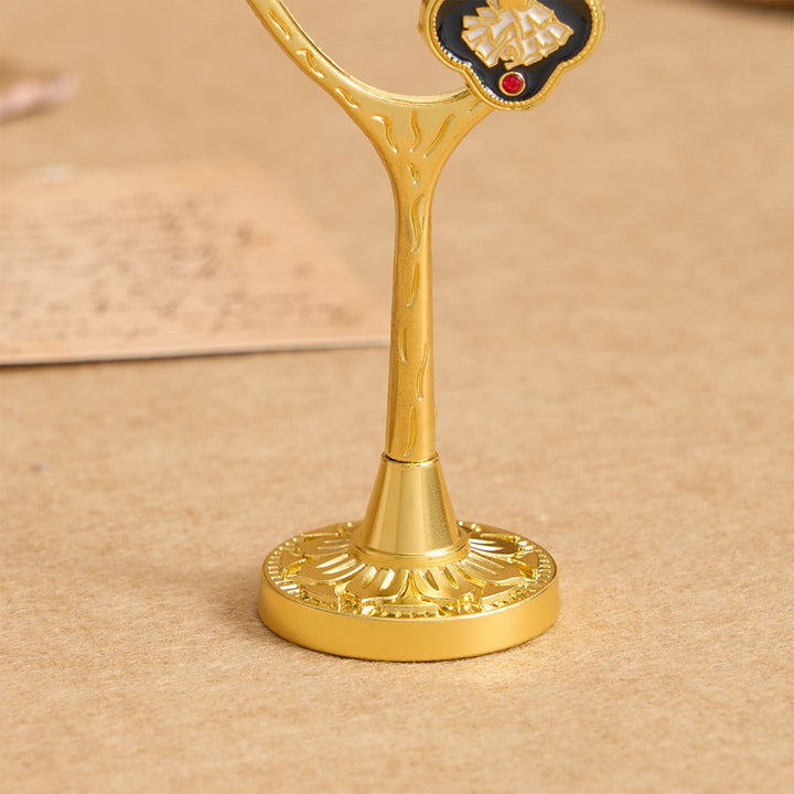 Christianartworkshop Life Tree Desktop Decor with Hanging Crucifix Charm: An Emblem of Devotion and Renewal - image 7