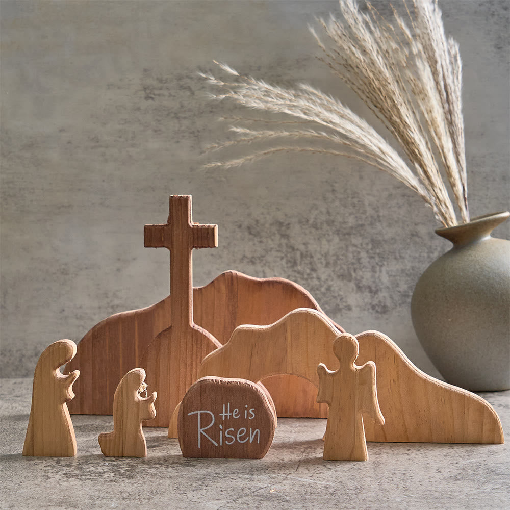 Christianartworkshop He is Risen The Empty Tomb Easter Scene Ornament - Celebrate the Spirit of Resurrection - He is Risen - D - image 6