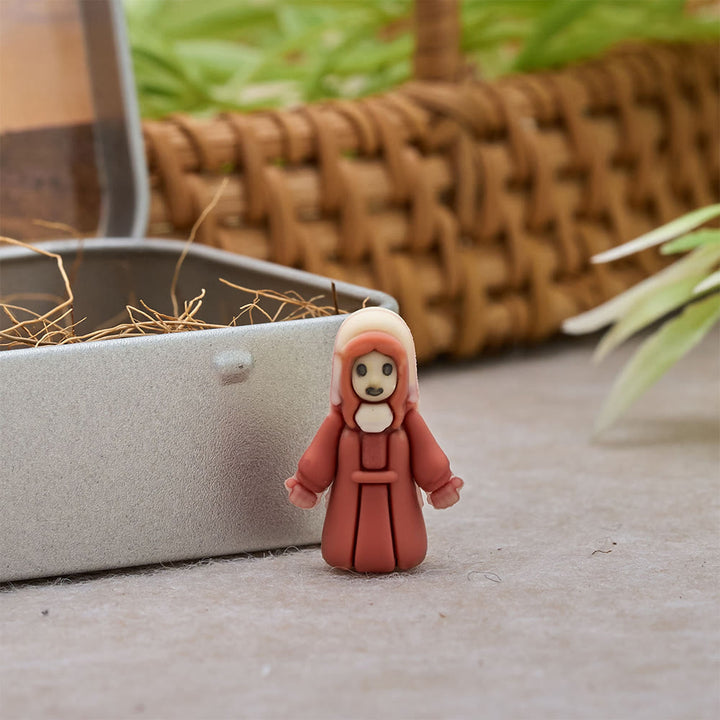 FREE Today: Nativity Scene & Crucifixion Scene Miniature Figurine Set with Portable Tin Box: A Symbol of the Christmas Story - image 2