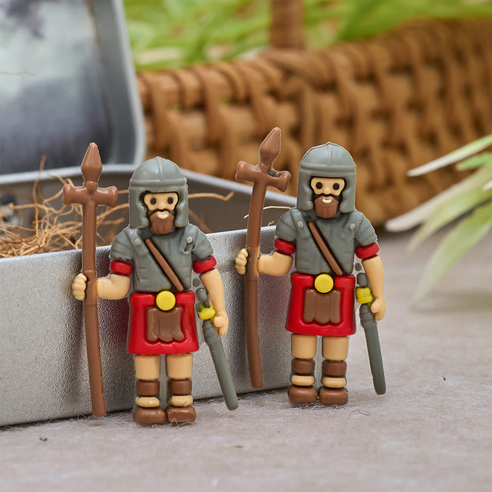 Christianartworkshop Good Friday Crucifixion Scene Mini Figurine Set with Portable Tin Box: A Symbol of Sacrifice - image 5