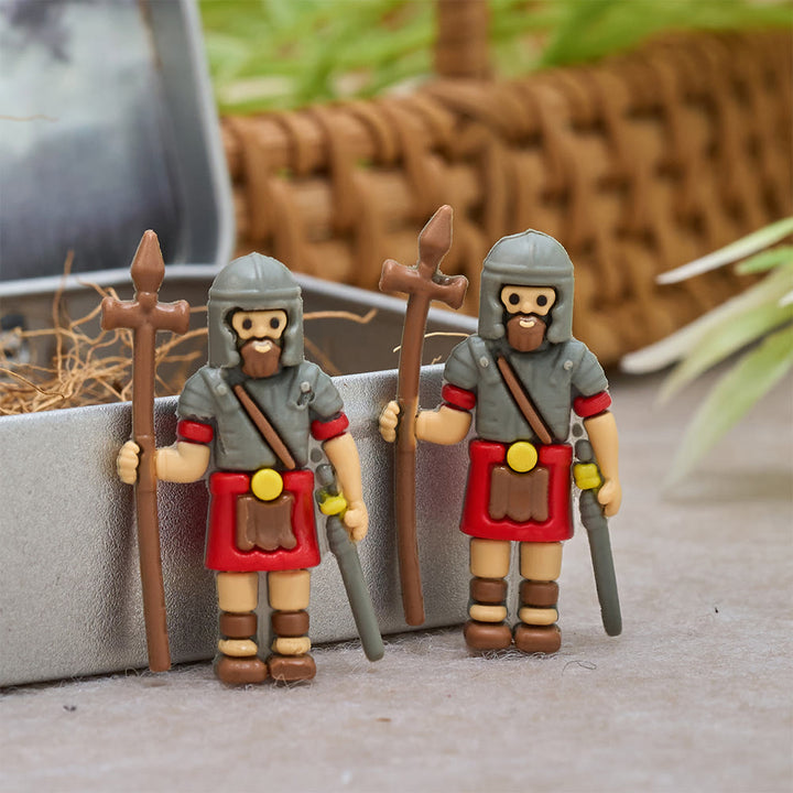 Christianartworkshop Good Friday Crucifixion Scene Mini Figurine Set with Portable Tin Box: A Symbol of Sacrifice - image 5