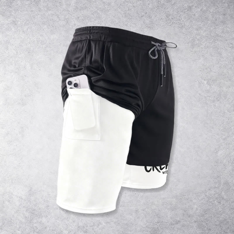 Christianartworkshop Created With A Purpose Cross Performance Layered Shorts - image 7