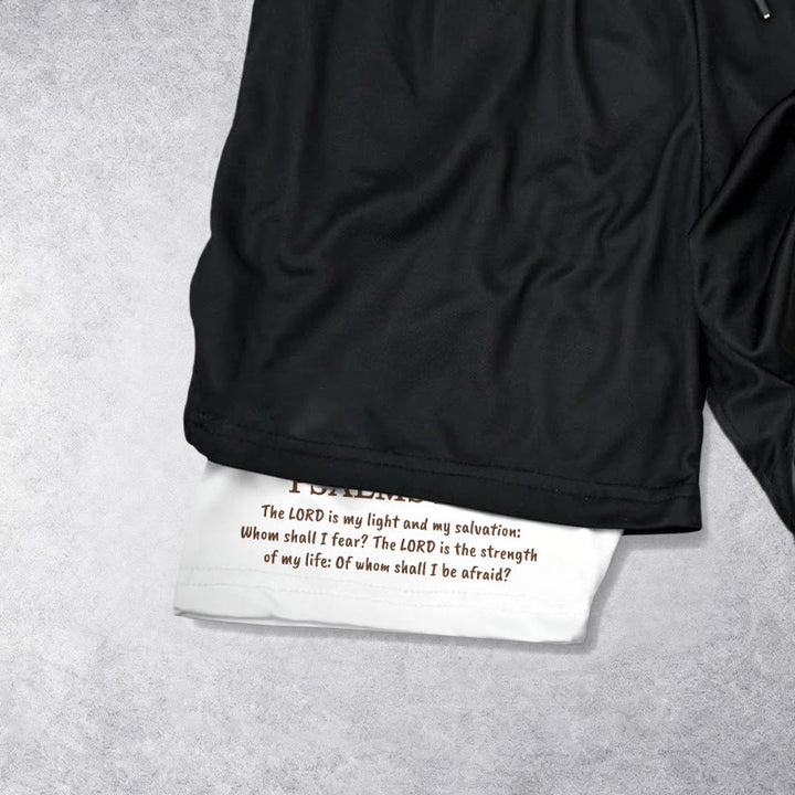 Christianartworkshop Jesus The Good Shepherd Psalm 27:1 Performance Layered Shorts - image 5