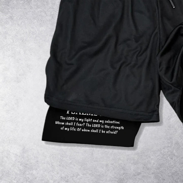 Christianartworkshop Jesus The Good Shepherd Psalm 27:1 Performance Layered Shorts - image 13