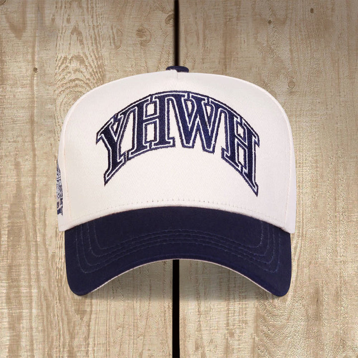 Christianartworkshop YHWH World Champion Varsity Style Faith Baseball Cap - image 0