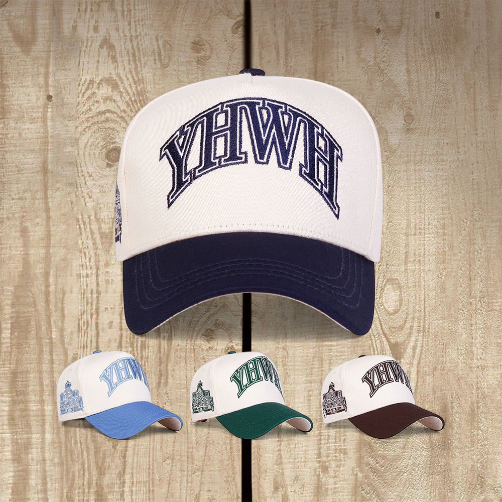 Christianartworkshop YHWH World Champion Varsity Style Faith Baseball Cap - image 3